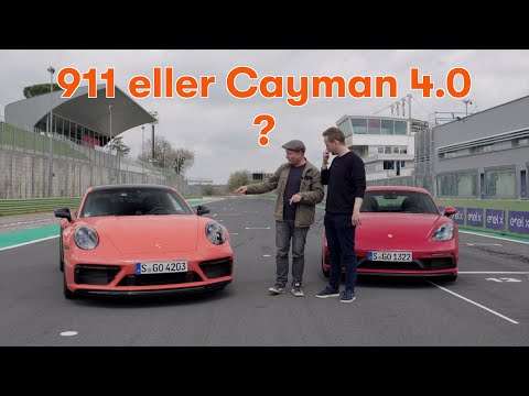 Ja til Porsche med FED sound, men skal det være en Porsche 911 eller Cayman 4.0?