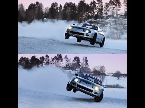 INSANE FLYING SUPRA ON ICE!