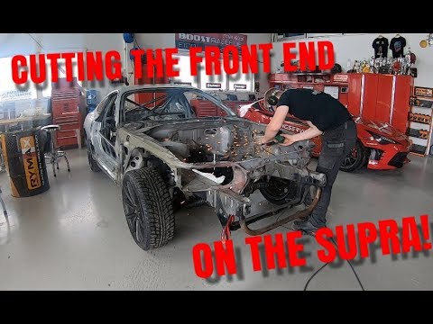 CUTTING THE FRONT END ON THE SUPRA | VLOG 169