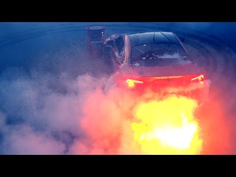 TOYOTA GT86 CRAZY BURNOUT WITH FLAMES! | VLOG 173