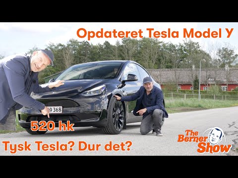 Den bedste Y&#039;er! Berner prøver spritny Tesla Model Y direkte fra Tyskland