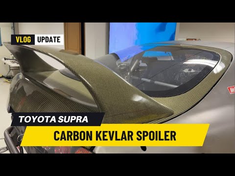 FØRSTE I NORGE??? TOYOTA SUPRA CARBON KEVLAR SPOILER.