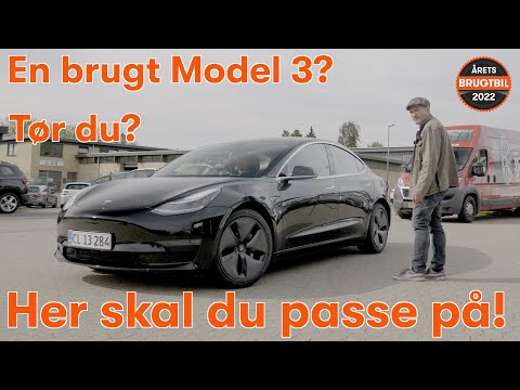 Årets Brugtbil 2022 - Tesla model 3