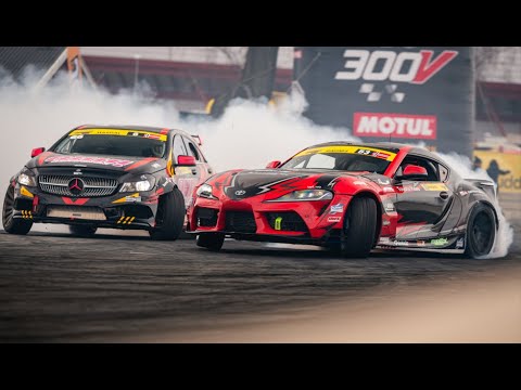 Vraka nesten GR Supra på Scandinavian Drift Series Runde 1 ELMIA